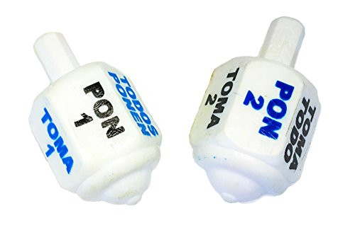 Classic Mexican Pirinola Toma Todo Plastic Solid PeacePirinola de Plastico Solida 2 Pack