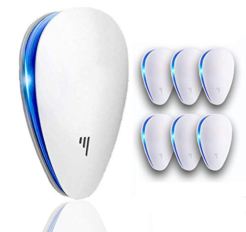 Ultrasonic Pest Repeller6 Pack 2020 Pest Control Ultrasonic Repellent Electronic Repellant  Bug Repellent for Ant Mosquito Mice Spider Roach Rat Flea Fly