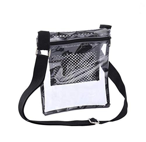 clear purse stadium approved crossbody bag for women and children with Adjustable Shoulder Strap and the clear purse for stadium events?Work School Sports Games Concerts