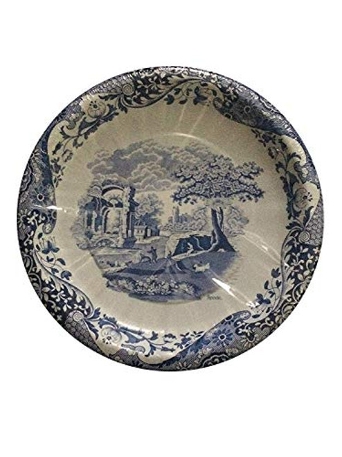 Spode Blue Italian Dinner Plates 16 Count Coated Paper
