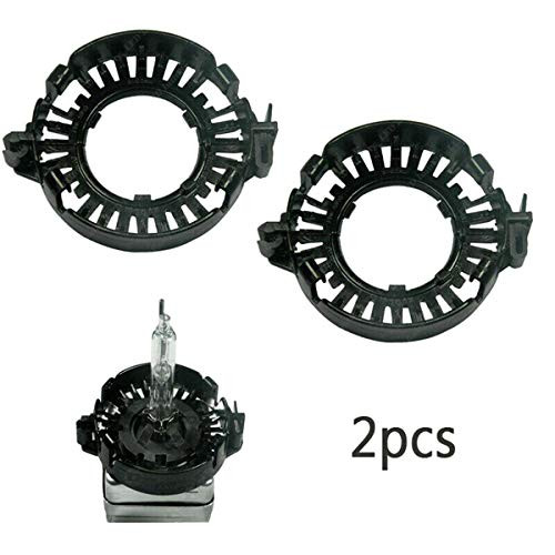 ONEX 2x D1S D3S HID Xenon Bulb Adapter Headlight Retainers Clip Ring Holders Compatible for MercedesBenz Cadillac BMW Audi Buick Cadillac Cadillac Lincoln Jaguar