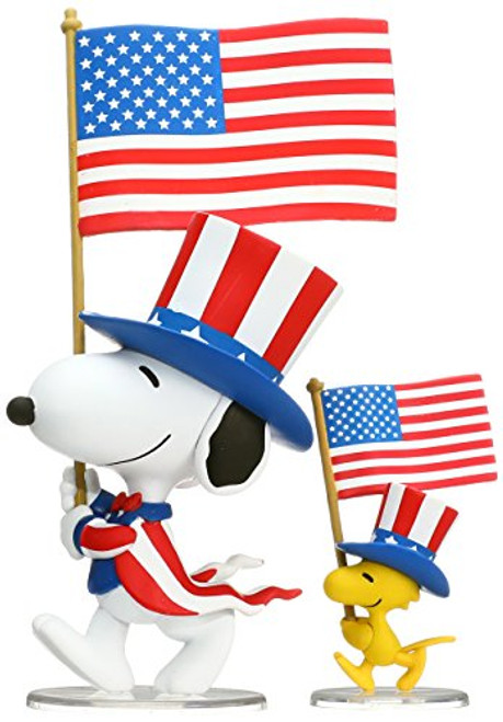 Medicom Peanuts USA Snoopy Woodstock Ultra Detail Figure Medicom Peanuts USA Snoopy Woodstock Ultra Detail Figure
