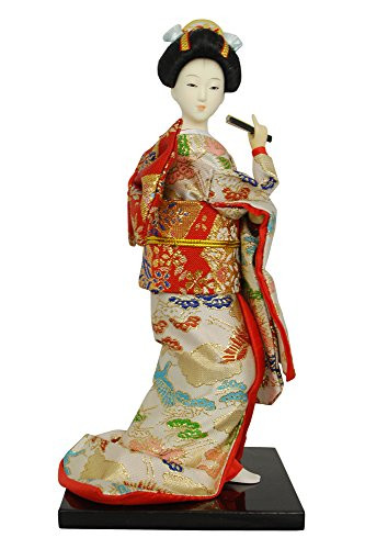 Authentic Japanese Geisha Vintage Dolls 9 inches#4