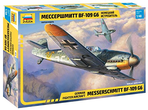 Zvezda 4816  148 Messerschmitt Bf109 G6 German Fighter Aircraft