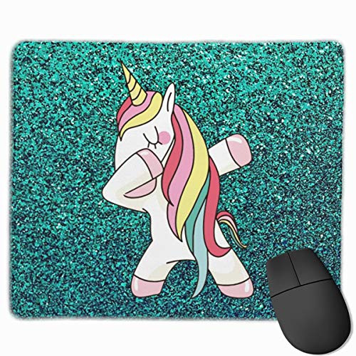 Mouse Pad Customized Hip Hop Cool Dabbing Dab Dance Cute Lovely Unicorn Mouse Mat NonSlip Rubber Base Mousepad for Computer Laptop PC Gaming Working Office  Home 118 X 98 Inch