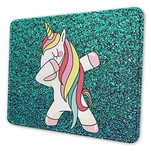 Mouse Pad Customized Hip Hop Cool Dabbing Dab Dance Cute Lovely Unicorn NonSlip Rubber Mouse pad Gaming Mouse Pad for Computers Laptop PC Office