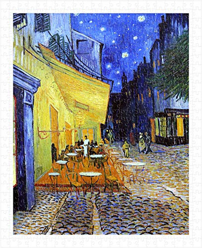 Pintoo  H1762  Vincent Van Gogh  Cafe Terrace at Night  500 Piece Plastic Puzzle