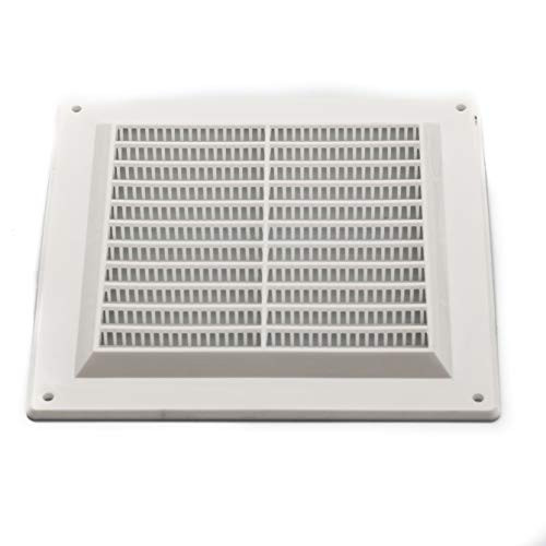 Vent Systems 6 inch Air Vent Cover Plastic Air Return Grill with Built in Pest Guard Screen HVAC Vent Cover for Home Improvement Vent Duct Cover 150 mm Vent Systems 6 inch Air Vent Cover Plastic Air Return Grill with Built in Pest Guard Screen HVAC Vent Cover for Home Improvement Vent Duct Cover 150 mm