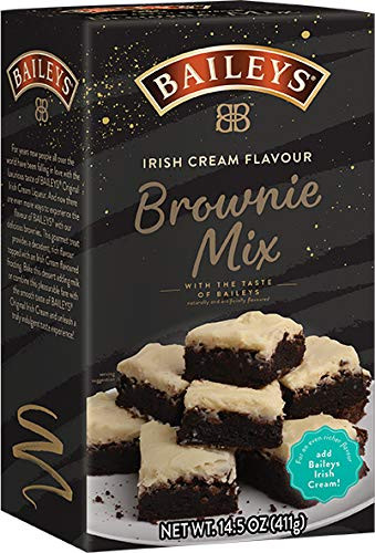 Baileys Irish Cream Flavour Brownie Mix  In the Mix Brownie Baking Kit  Includes 14oz Brownie Mix and 05oz Frosting Mix  Novelty Cake Mix for Parties and Holidays