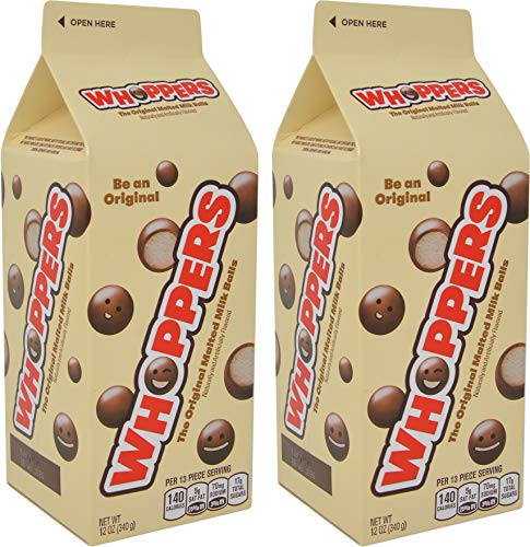 Whoppers Malted Milk Balls 12 oz Cartons Pack of 2