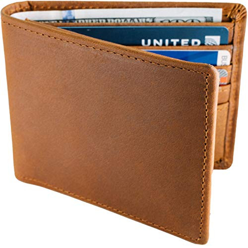 Wallets For Men RFID Blocking  Mens Leather Bifold Wallet  Genuine Leather  Extra Capacity Mens Wallet  By Stay Fine