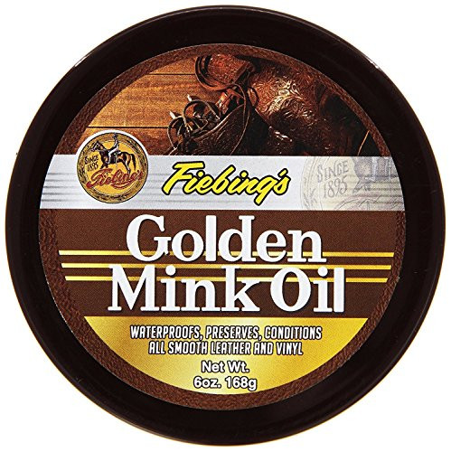 Fiebings Golden Mink Oil Leather Preserver 6 oz 2 Pack