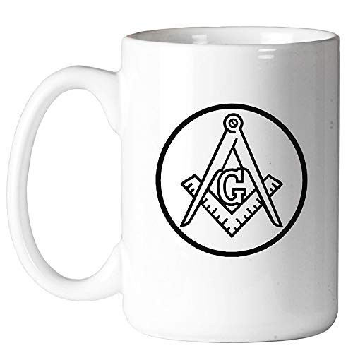 Circle Square Compass Masonic Coffee Mug 11 oz Circle Square Compass Masonic Coffee Mug 11 oz