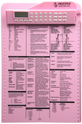 Prestige Medical 3309 Nurse Assist Clipboard, Pink