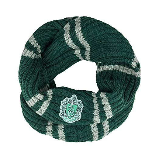 Harry Potter Scarf  Infinity  Official  Ultra Soft Knitted Fabric Slytherin