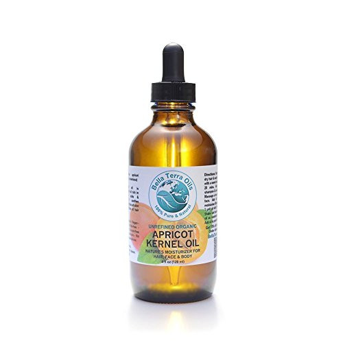 Apricot Kernel Oil 4 oz 100 Pure Coldpressed Unrefined Organic  Bella Terra Oils