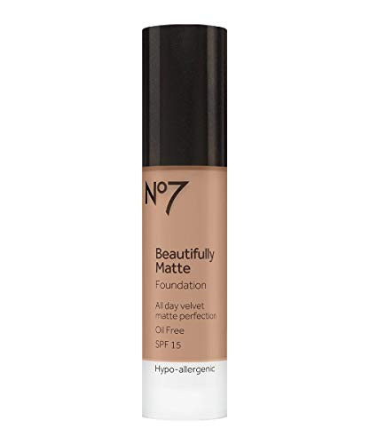 BOOTS No7 Beautifully Matte Foundation 1fl oz SPF 15 Beauty Make up COOL IVORY