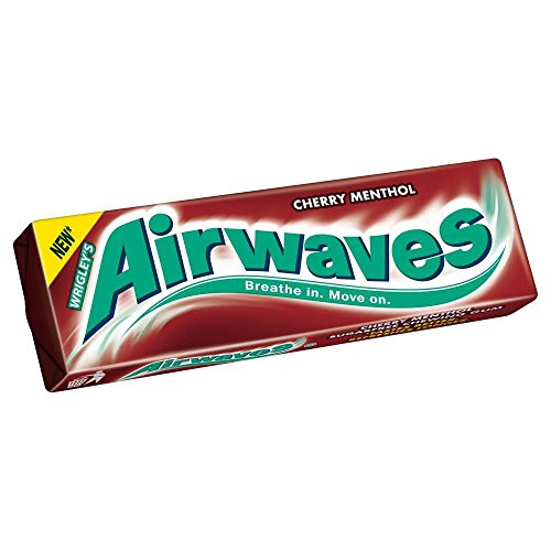 Wrigleys Airwaves Cherry Menthol  14g  Pack of 10 14g x 10