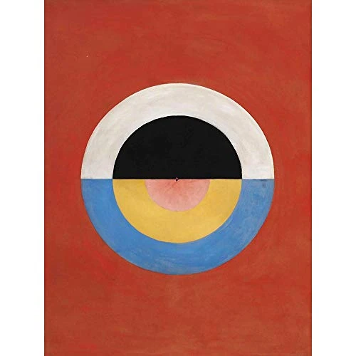 Wee Blue Coo Hilma Af Klint Svanen Abstract Circles Painting Unframed Wall Art Print Poster Home Decor Premium