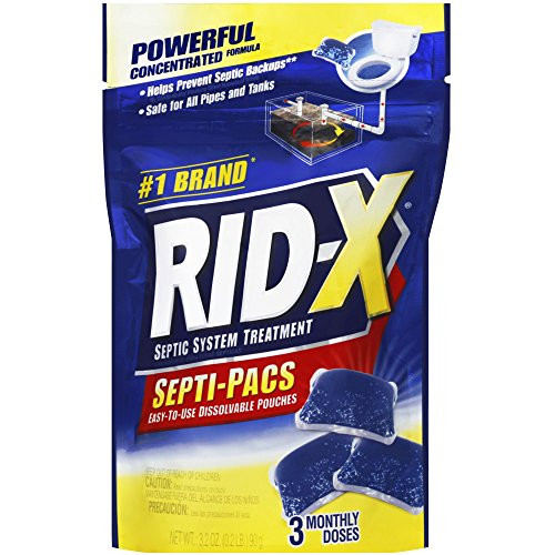 RID-X Septic Treatment, 3 Month Supply Of Septi-Pacs, 3.2 oz