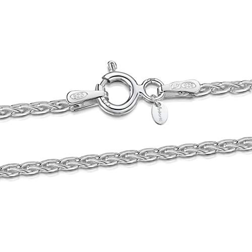 Amberta 925 Sterling Silver 17 mm Spiga 