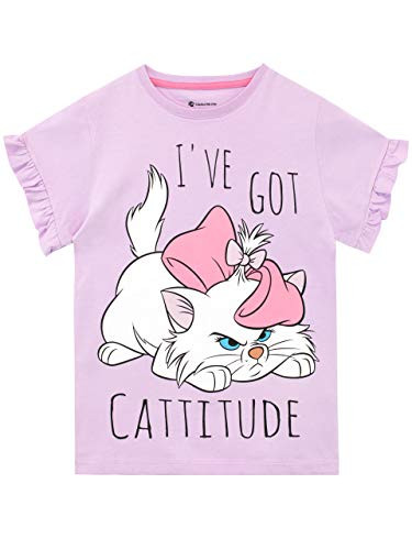 Disney Girls Aristocats TShirt Purple Size 8