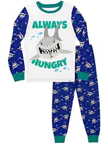 Harry Bear Boys Shark Pajamas Size 12 Blue