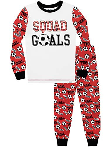 Harry Bear Boys Soccer Pajamas Size 7 Red