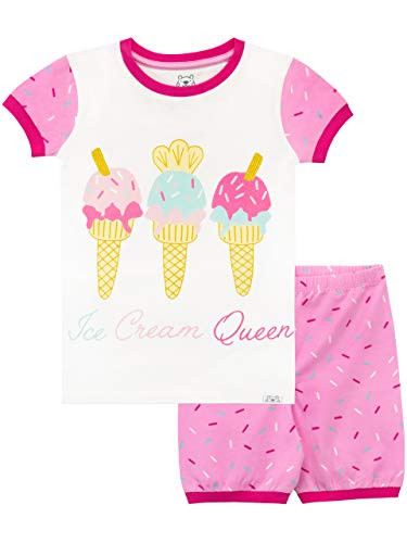 Harry Bear Girls Ice Cream Short Pajamas Size 7 Pink