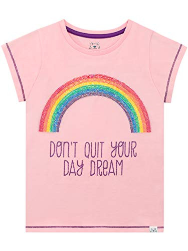 Harry Bear Girls Rainbow TShirt Size 6 Pink