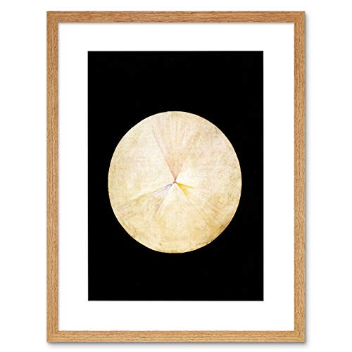 Painting Abstract Circle Hilma AF KLINT 1915 NO 14 SWAN Framed Art F12X10138