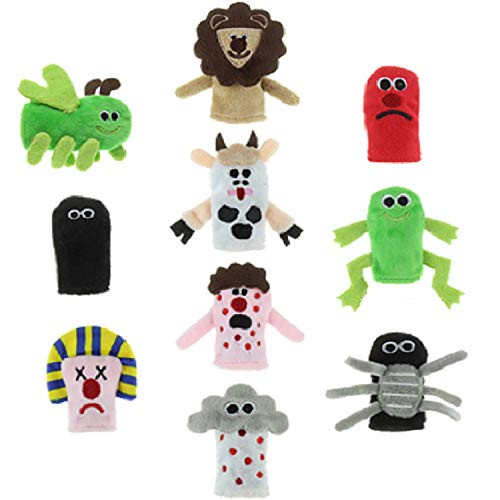 Cazenove Passover 10 Plagues Finger Puppets Bring Plagues of Egypt to Life at The Pesach Seder Table