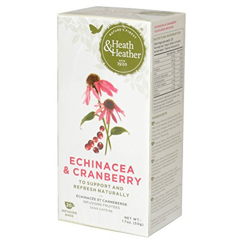 Heath  Heather Organic Echinacea  Cranberry Infusion 20 bags