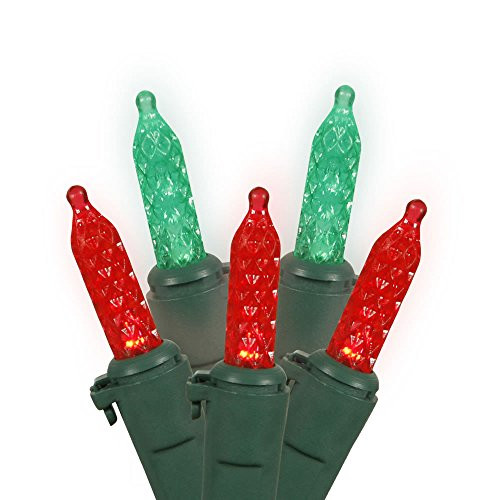 Vickerman 70-Light LED Red/Pure/White/Green Wire M5 Icicle End Connecting Set