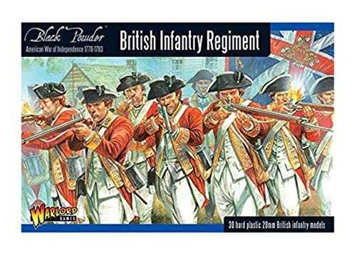 Black Powder Revolutionary British Infantry Regiment 156 Military Wargaming Plastic Model Kit
