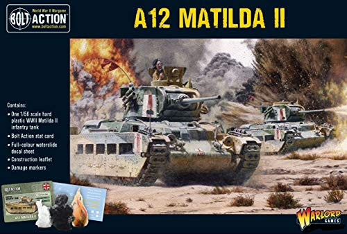 Bolt Action A12 Matilda II Infantry Tank 156 WWII Military Wargaming Plastic Model Kit