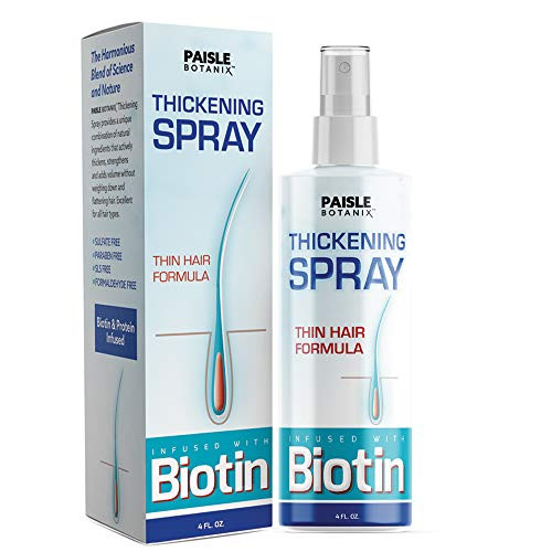 Biotin Hair Thickening Spray for Fine Hair Growth Hair Loss Prevention Treatments Serum Dht Volume Spray for Hair Texturizing Spray Volumizing Spray Hair Thickener for Fine Hair Products for Men Women