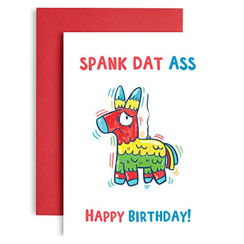 Spank Dat Ass  Funny Pinata card  Funny Birthday card  funny birthday cards for men  happy birthday card for her  best friend birthday card  funny birthday card for him