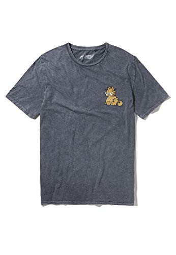 Recovered Garfield Pocket Place Charcoal TShirt Size XL