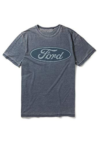 Recovered Ford Vintage Distressed Logo Blue TShirt Size M