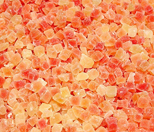 Diced Dried Papaya Sweetened 2lb by Hatton Hill