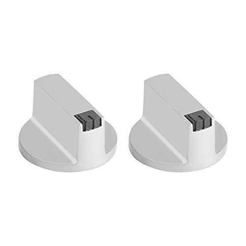 Stove Knob2Pcs 6mm Zinc Alloy Home Kitchen Gas Stove Knobs Cooker Oven Cooktop Metal Switch Controlfor kitchen cooker gas stove oven electric cooker etc