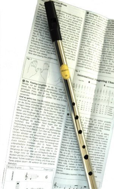 Feadog Tin Whistle Nickle Key of D Feadog Tin Whistle Nickle Key of D