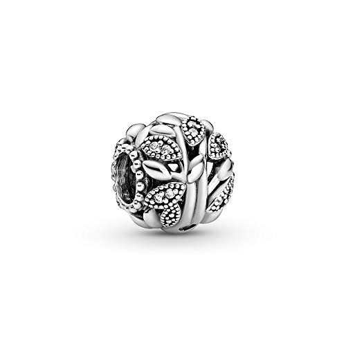 PANDORA Openwork Family Tree Clear CZ 925 Sterling Silver Charm  798879C01