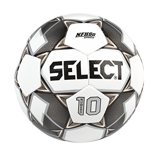 Select Numero 10 Soccer Ball WhiteBlackGold Size 4
