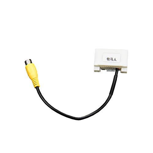Wire Harness Adapter for Jeep Wrangler SaharaJeep JKU Willys YJTJJK  J8 Wrangler RubiconUnlimited Sahara Reversing Camera Rear View Backup Camera Video Input for inDash Factory Radio
