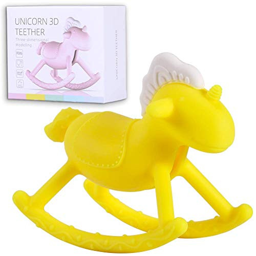 AUBECO Baby Girl Silicone Teether Toy for Babies The 3D Unicorn Freezer Safe BPA Free Silicone Teethers Soothe Babies Gums Natural Teething Toys for Infant Toddler 06 Months612 Months AUBECO Baby Girl Silicone Teether Toy for Babies The 3D Unicorn Freezer Safe BPA Free Silicone Teethers Soothe Babies Gums Natural Teething Toys for Infant Toddler 06 Months612 Months