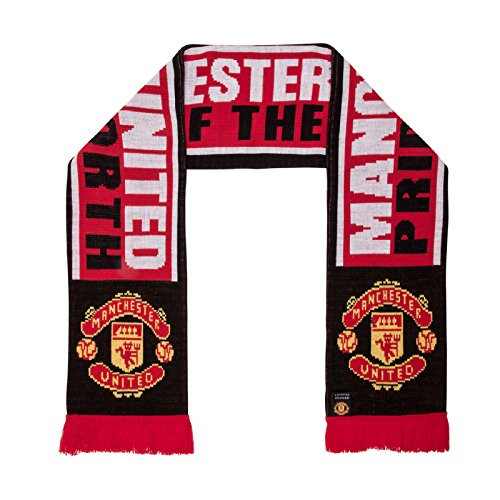Manchester United FC Authentic EPL Pride Of The North Scarfredblackwhite45 ft long
