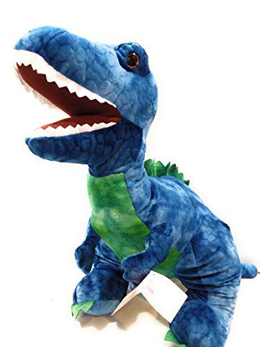 Be Jolly Large Blue Dinosaur Plush Stuffed Animal 20 Tall Soft Cuddly