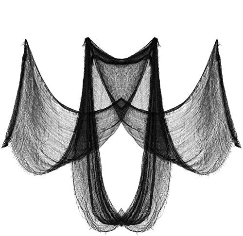 Halloween Creepy Cloth 4 Packs Scary Spooky Cloth Creepy Gauze Spooky Halloween Decorations Hanging Decorations for Haunted House Outdoor Yard Home Wall Decor?72 x 30 Black Halloween Creepy Cloth 4 Packs Scary Spooky Cloth Creepy Gauze Spooky Halloween Decorations Hanging Decorations for Haunted House Outdoor Yard Home Wall Decor?72 x 30 Black